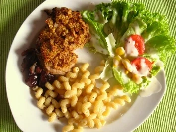 Schweinesteaks mit Kruste - Rezept