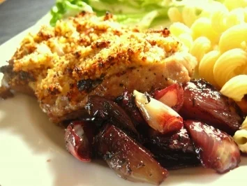 Schweinesteaks mit Kruste - Rezept