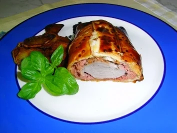 Schweinefilets in Blätterteig - Rezept