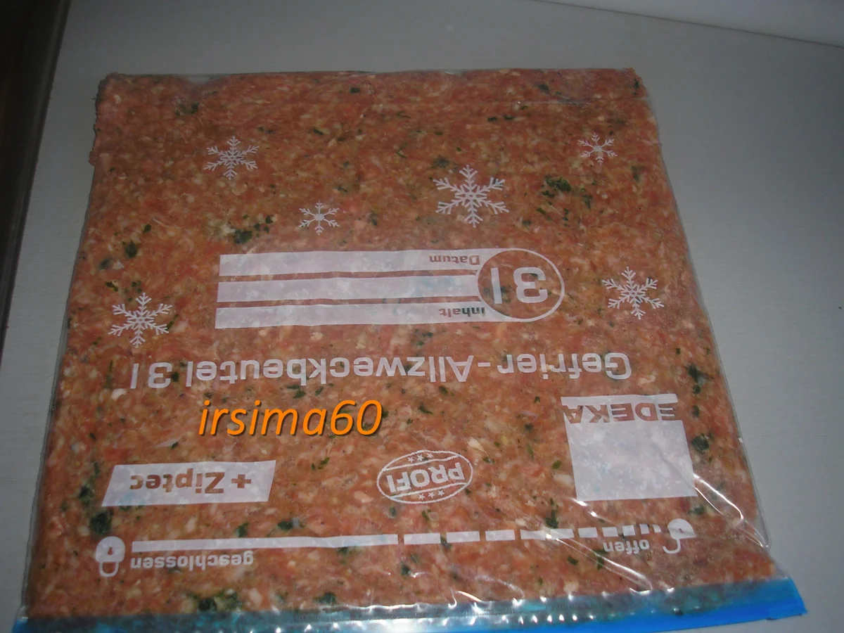 Gefüllte Hackfleischrolle unter Bacon versteckt - Rezept - Bild Nr. 7