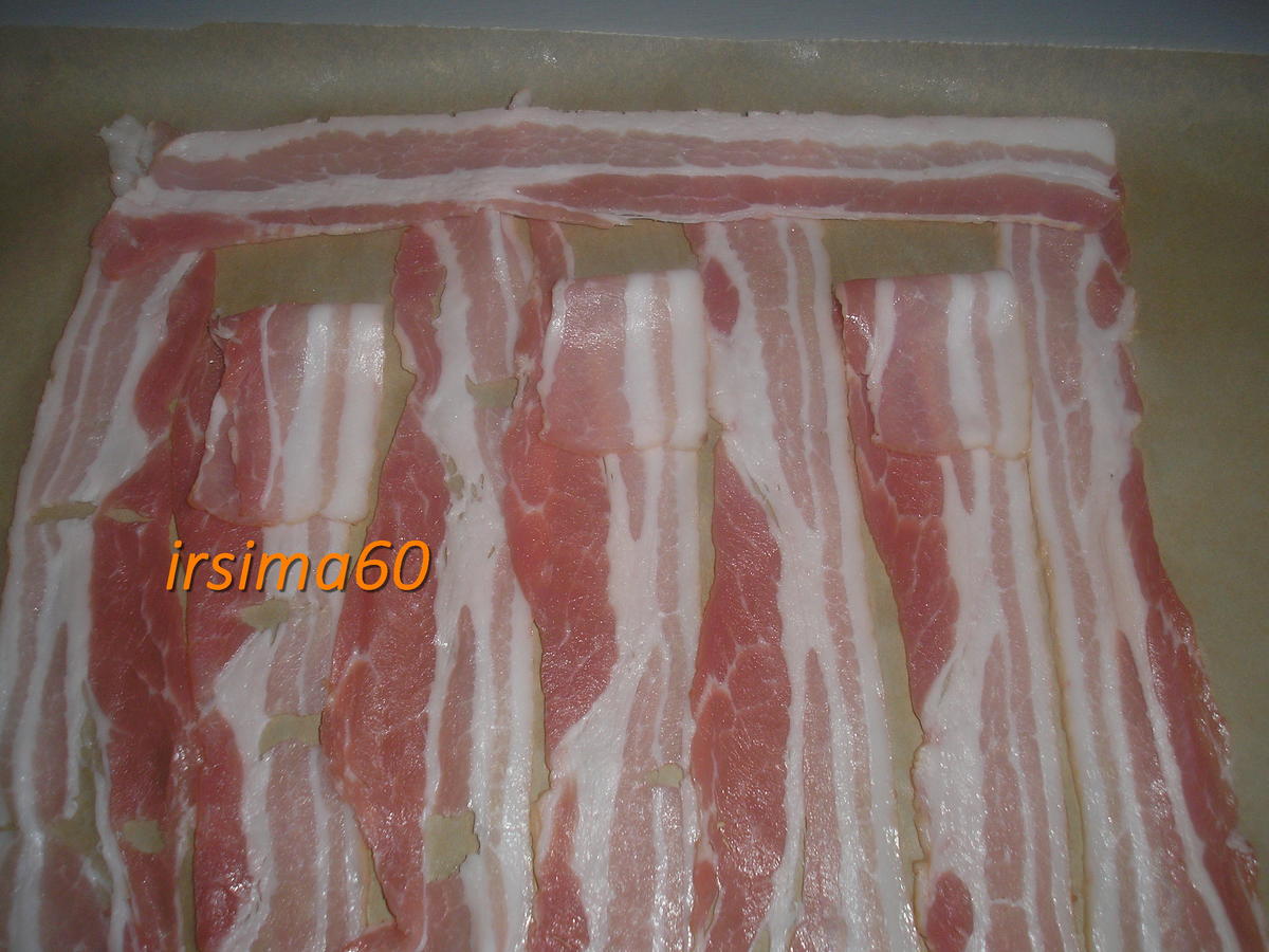 Gefüllte Hackfleischrolle unter Bacon versteckt - Rezept - Bild Nr. 11