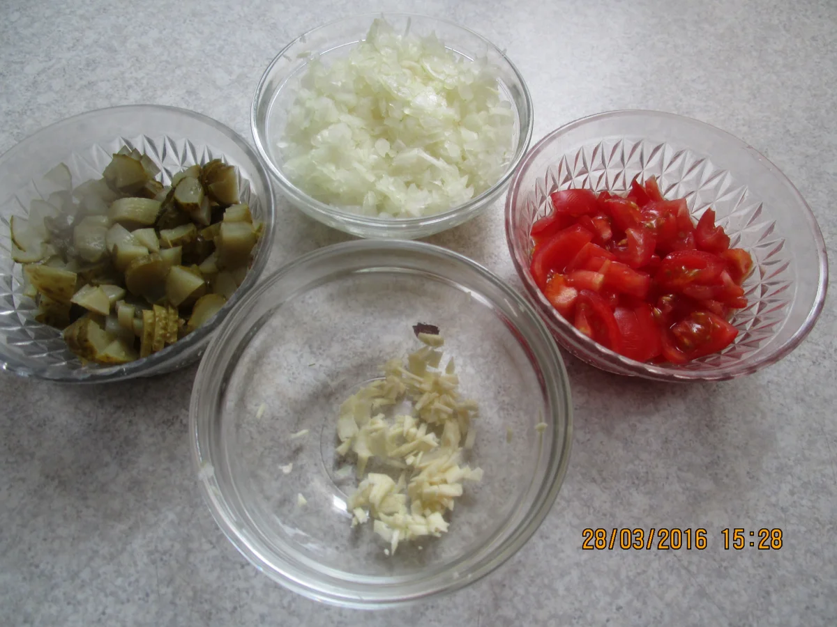 Rezept: Arnim's Bratkartoffeln mit Sülze Bild Nr. 4 Arnim's Bratkartoffeln mit Sülze - Rezept - Bild Nr. 4