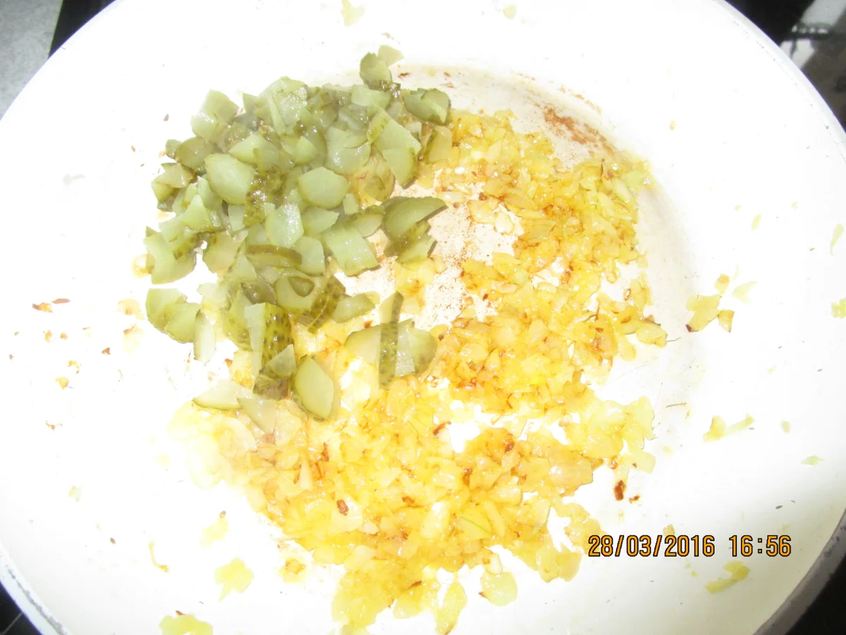 Rezept: Arnim's Bratkartoffeln mit Sülze Bild Nr. 9 Arnim's Bratkartoffeln mit Sülze - Rezept - Bild Nr. 9