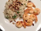 Frühlingszwiebel-Risotto mit Crevetten - Rezept