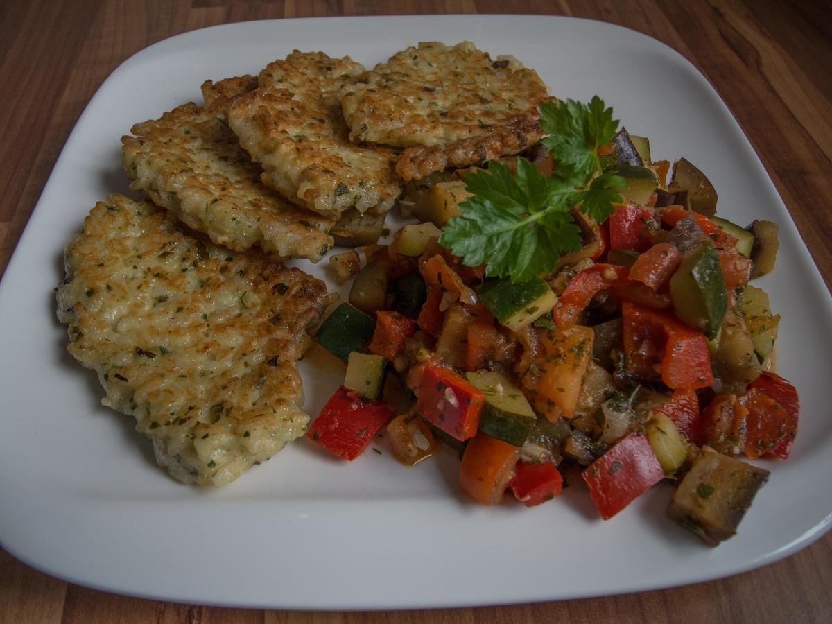 Reisplätzchen mit Ratatouille - Rezept - Bild Nr. 3