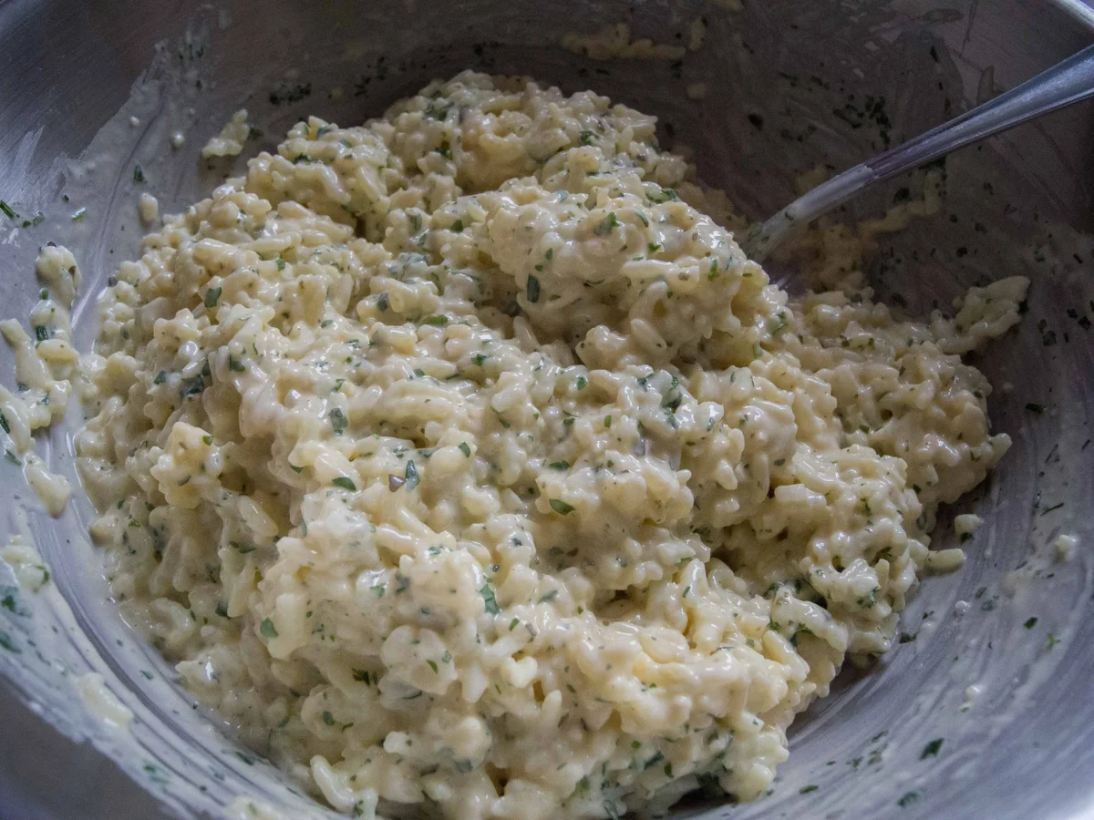 Rezept: Reisplätzchen mit Ratatouille Bild Nr. 5 Reisplätzchen mit Ratatouille - Rezept - Bild Nr. 5