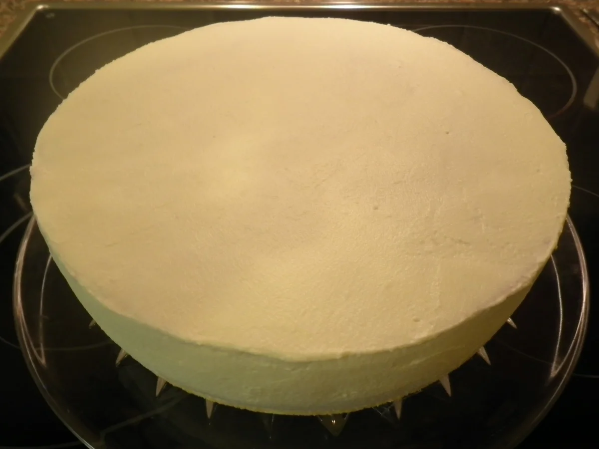 Quark - Sahne - Torte mit Himbeeren und Heidelbeeren - Rezept - Bild Nr. 27