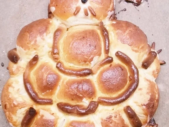 Osterhase aus Hefeteig zu Ostern - Rezept - Bild Nr. 11