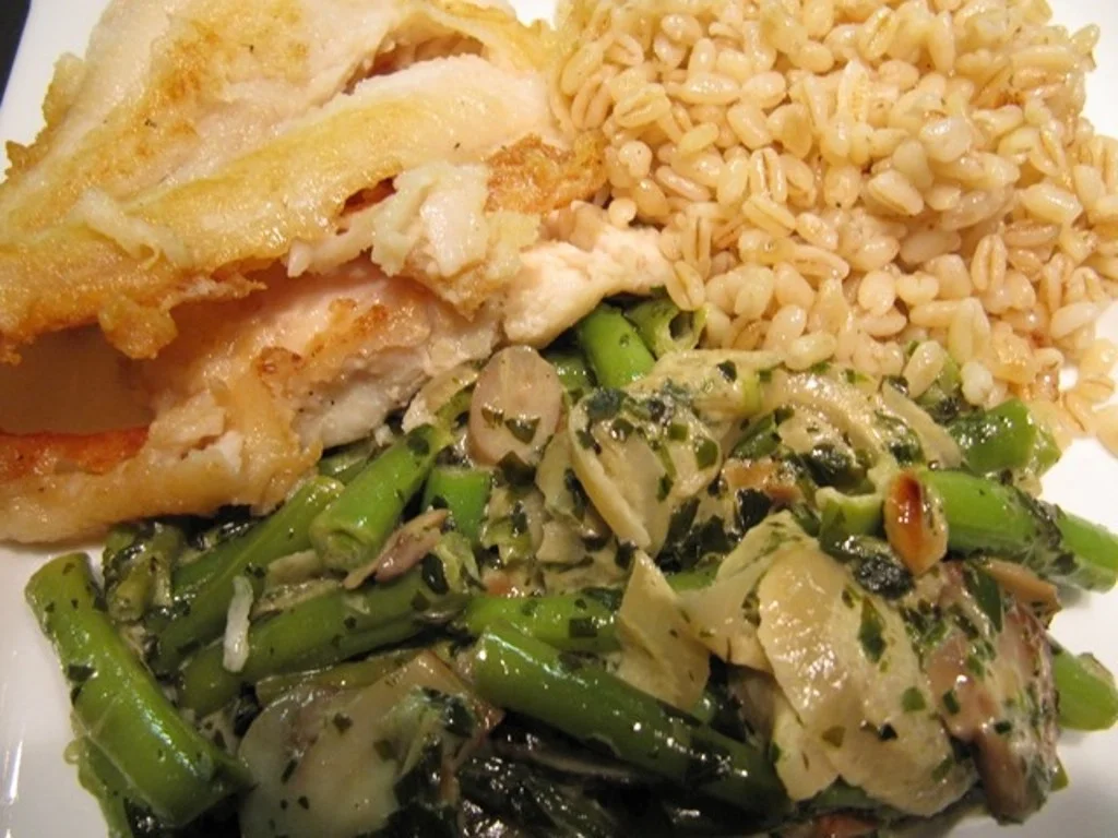 Kabeljau mit Böhnchen und Ebly à la Biggi - Rezept - Bild Nr. 10