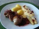 Schweinefilet mit Preiselbeersoße - Rezept