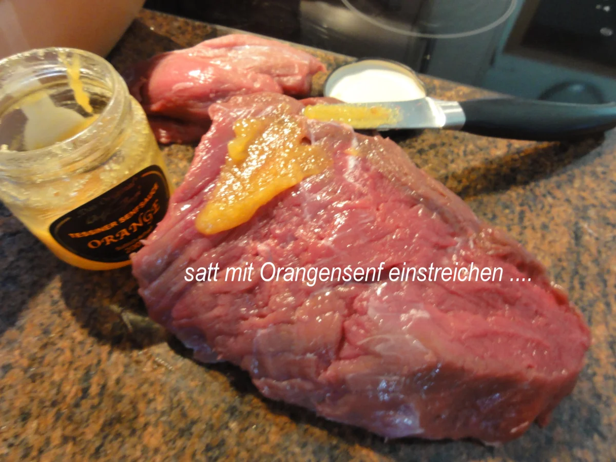 Rezept: Fleisch: RINDERBRATEN aus dem Römertopf Bild Nr. 2 Fleisch: RINDERBRATEN aus dem Römertopf - Rezept - Bild Nr. 2