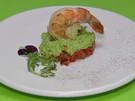 Ratatouillesalat mit Pestocreme und gebratenen Garnelen - Rezept - Bild Nr. 2