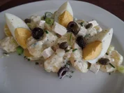 Kartoffelsalat auf griechische Art - Rezept