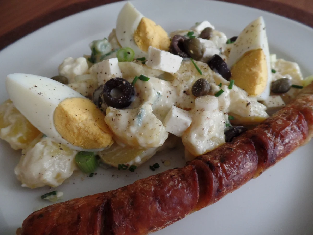 Rezept: Kartoffelsalat auf griechische Art Bild Nr. 2 Kartoffelsalat auf griechische Art - Rezept - Bild Nr. 2