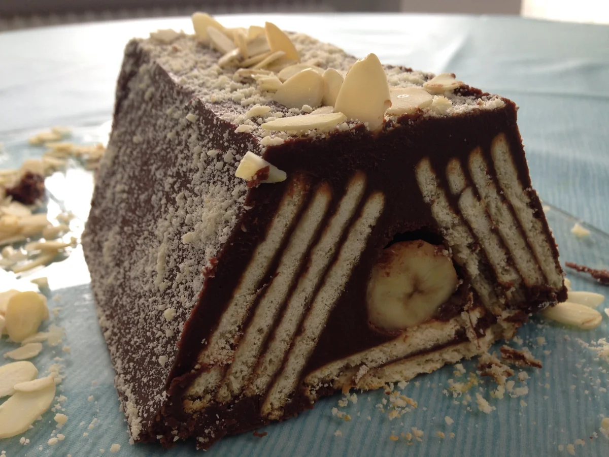 Rezept: Kalter Hund mit Banane Bild Nr. 2 Kalter Hund mit Banane - Rezept - Bild Nr. 2