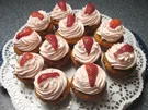 Erdbeer Cupcakes - Rezept