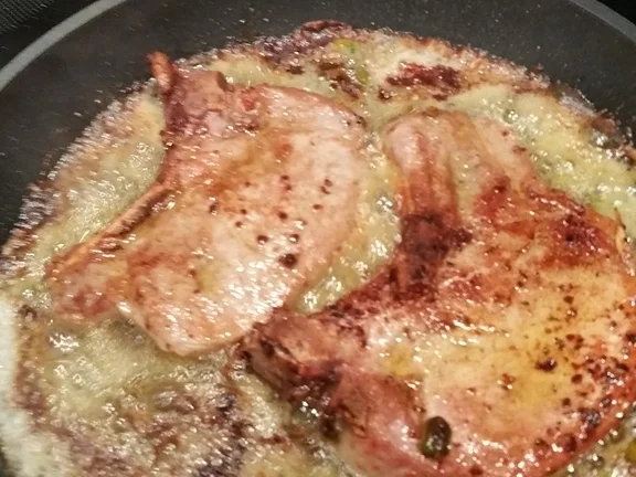 Stielkottelet mit Gemüsepfanne und Pistazien à la Biggi - Rezept - Bild Nr. 11