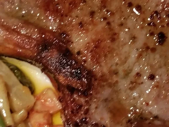 Stielkottelet mit Gemüsepfanne und Pistazien à la Biggi - Rezept - Bild Nr. 13