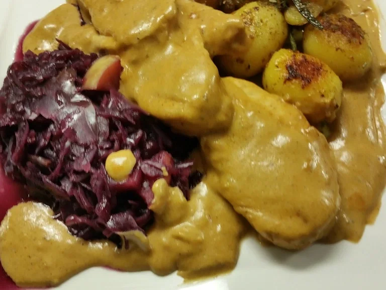 Rezept: Hähnchenbrust Medallions mit Rotkohl à la Biggi Bild Nr. 21 Hähnchenbrust Medallions mit Rotkohl à la Biggi - Rezept - Bild Nr. 21