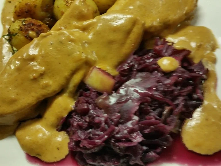 Rezept: Hähnchenbrust Medallions mit Rotkohl à la Biggi Bild Nr. 23 Hähnchenbrust Medallions mit Rotkohl à la Biggi - Rezept - Bild Nr. 23