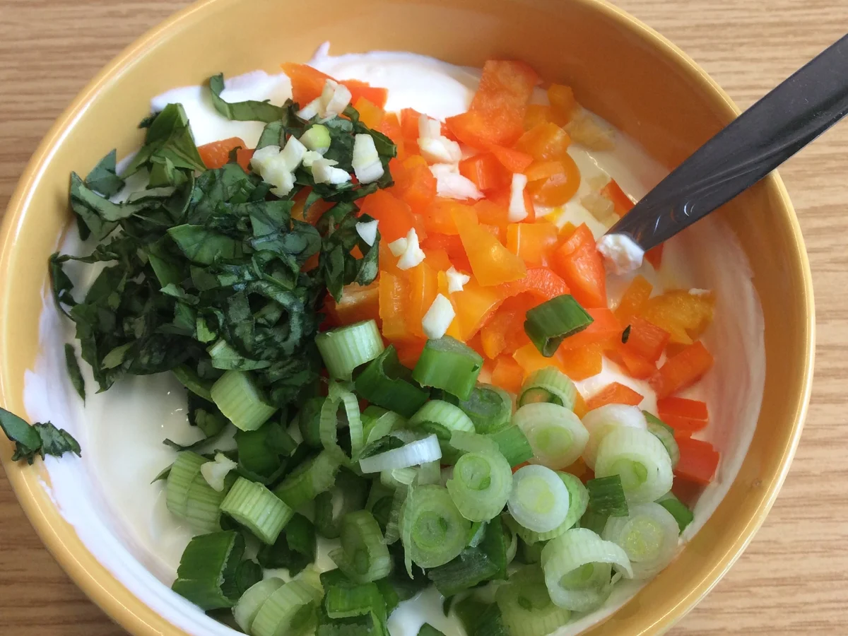 Paprika-Basilikum-Quark - Rezept - Bild Nr. 4