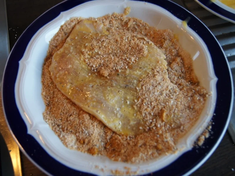 Curry-Sesam-Putenschnitzel mit Honigmöhren - Rezept - Bild Nr. 3