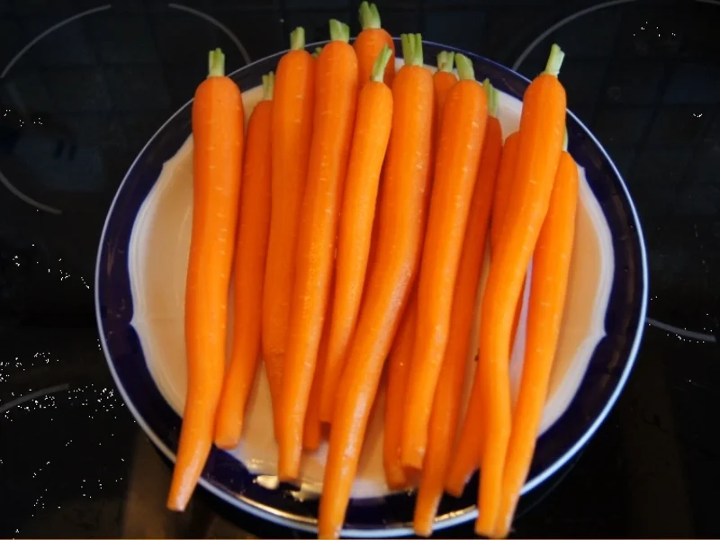 Curry-Sesam-Putenschnitzel mit Honigmöhren - Rezept - Bild Nr. 6