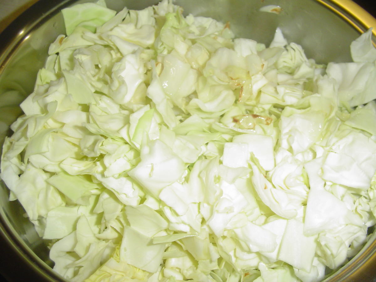Geräuchertes Halsgrat mit Kohlgemüse und Kartoffeln - Rezept - Bild Nr. 3