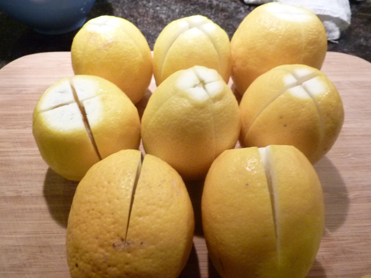 Zitronen  einlegen auf Marokkanischerart - Rezept - Bild Nr. 6