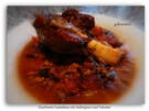 Geschmorte Lammhaxe mit Auberginen und Tomaten - Rezept