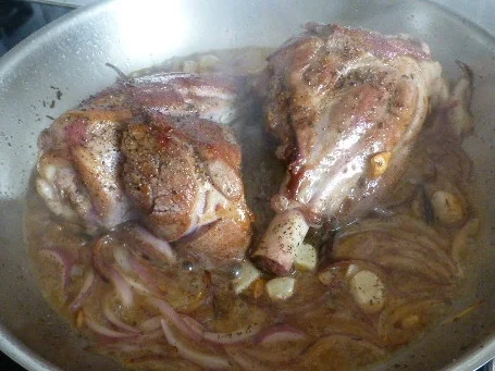 Geschmorte Lammhaxe mit Auberginen und Tomaten - Rezept - Bild Nr. 5