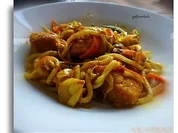 Rezept: Kabeljau mit Udon-Nudeln Kabeljau mit Udon-Nudeln - Rezept