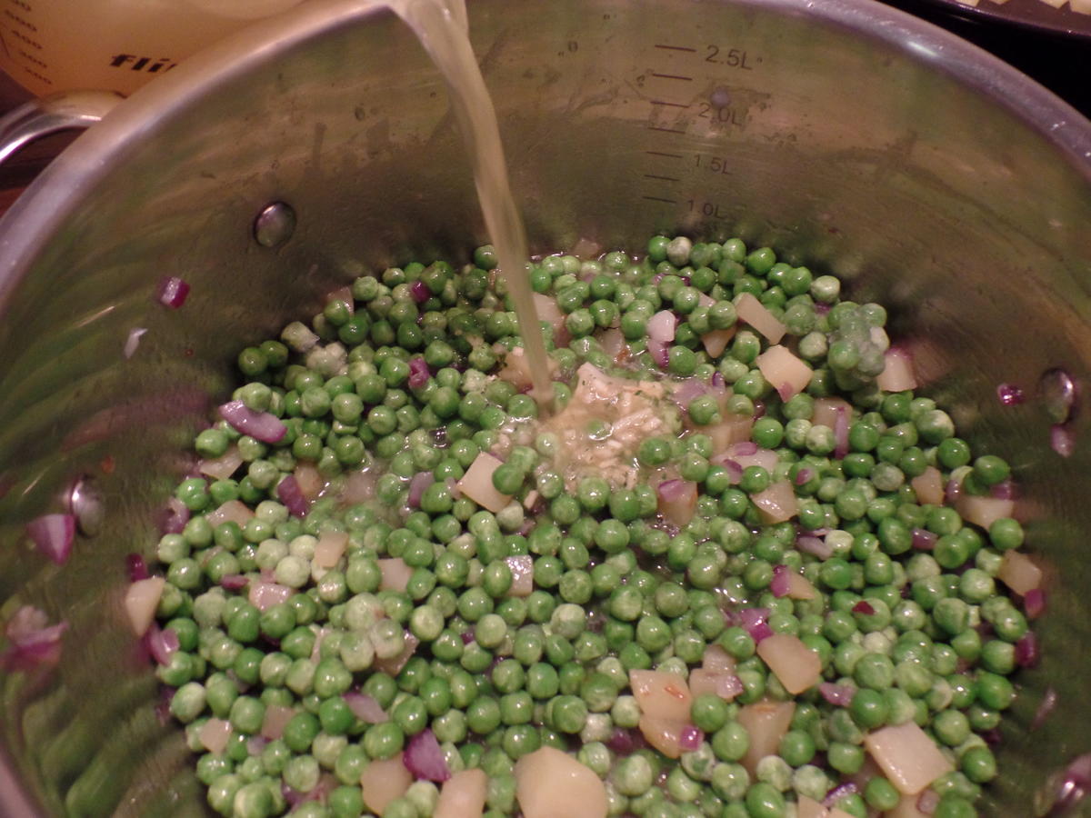 Bärlauch-Erbsen-Cremesuppe - Rezept - Bild Nr. 6