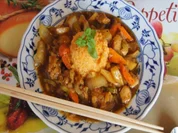 Putenfleisch süß-sauer mit Süßkartoffelreis - Rezept