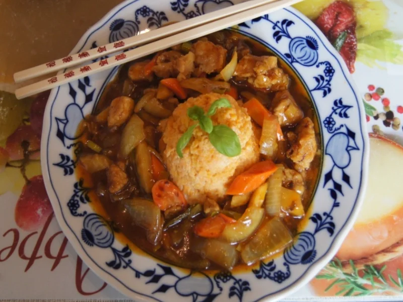 Putenfleisch süß-sauer mit Süßkartoffelreis - Rezept - Bild Nr. 22