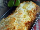 Zitronen-Kuchen mit Kokos-Makronen-Haube - Rezept
