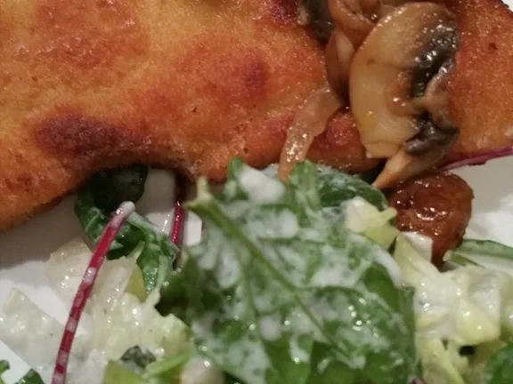 Zitronen-Vanille Schnitzel mit Salat und Champignons à la Biggi - Rezept - Bild Nr. 14