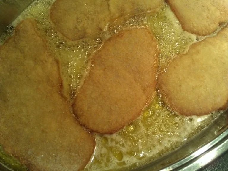 Zitronen-Vanille Schnitzel mit Salat und Champignons à la Biggi - Rezept - Bild Nr. 2