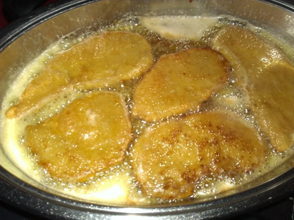 Zitronen-Vanille Schnitzel mit Salat und Champignons à la Biggi - Rezept - Bild Nr. 3