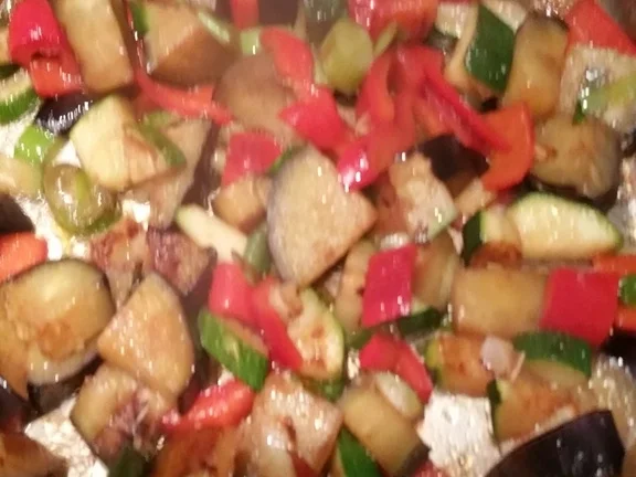 Rezept: Minutenschnitzel mit Gemüsepfanne à la Biggi Bild Nr. 5 Minutenschnitzel mit Gemüsepfanne à la Biggi - Rezept - Bild Nr. 5