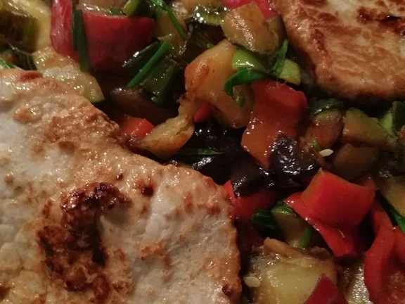 Rezept: Minutenschnitzel mit Gemüsepfanne à la Biggi Bild Nr. 10 Minutenschnitzel mit Gemüsepfanne à la Biggi - Rezept - Bild Nr. 10