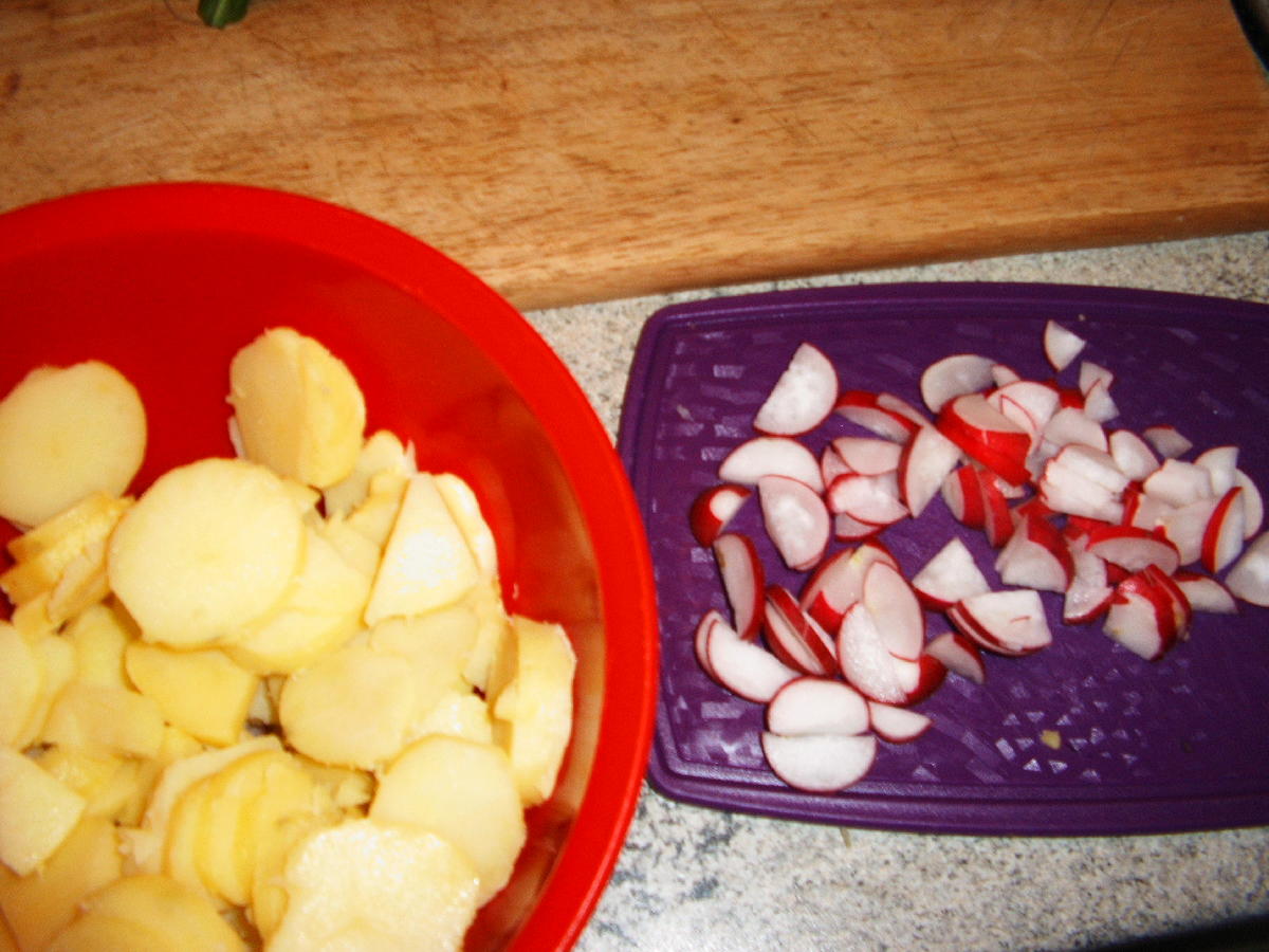 Bärlauch-Kartoffelsalat - Rezept - Bild Nr. 4