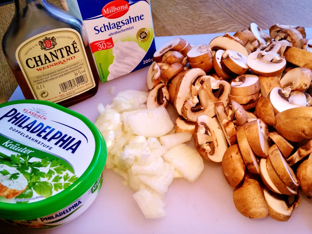 Champignons in pikanter Kräutersoße ... - Rezept - Bild Nr. 4