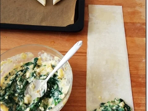 Spanakopita – Dreieck,- nach Art des Hauses - Rezept - Bild Nr. 20