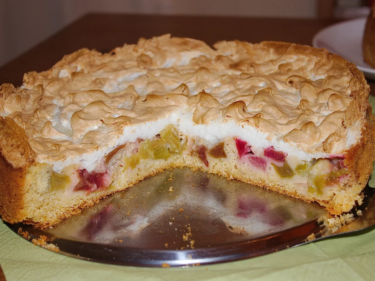 Rezept: Rhabarber-Meringe-Kuchen von Mama Bild Nr. 2 Rhabarber-Meringe-Kuchen von Mama - Rezept - Bild Nr. 2