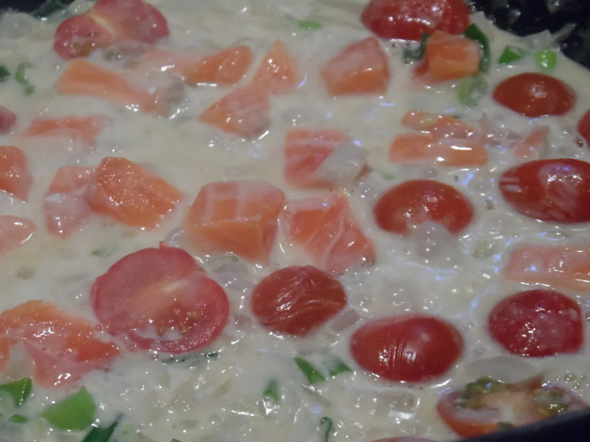 Rezept: BiNe` S ZUCCHINISPIRALEN IN GORGONZOLA - LACHSSAUCE Bild Nr. 7 BiNe` S ZUCCHINISPIRALEN IN GORGONZOLA - LACHSSAUCE - Rezept - Bild Nr. 7