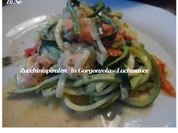 Rezept: BiNe` S ZUCCHINISPIRALEN IN GORGONZOLA - LACHSSAUCE Bild Nr. 11 BiNe` S ZUCCHINISPIRALEN IN GORGONZOLA - LACHSSAUCE - Rezept - Bild Nr. 11