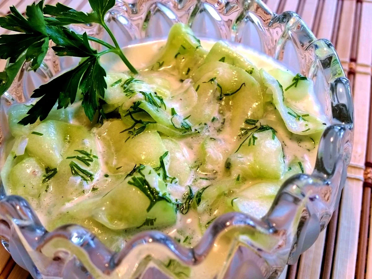 Gurkensalat mit viel Dill - Rezept - Bild Nr. 5