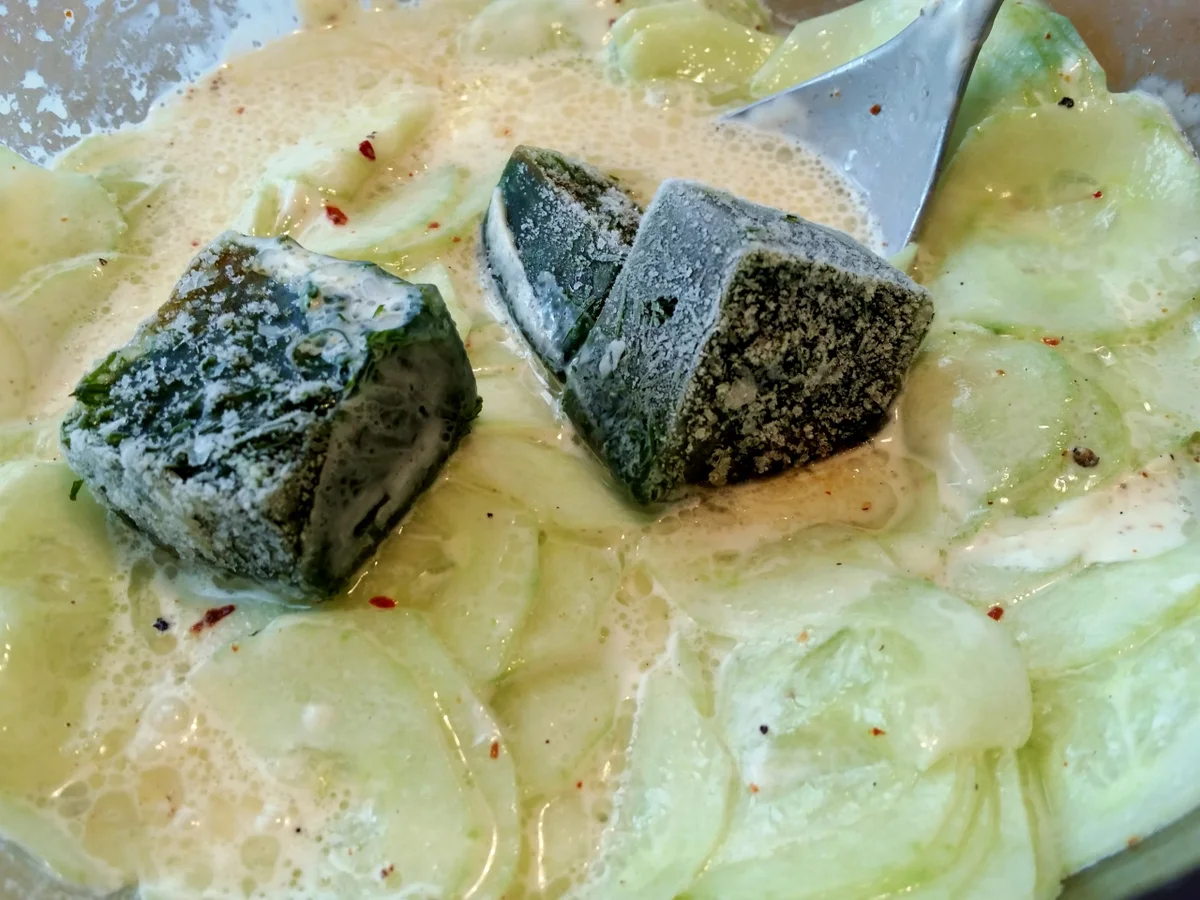 Gurkensalat mit viel Dill - Rezept - Bild Nr. 3