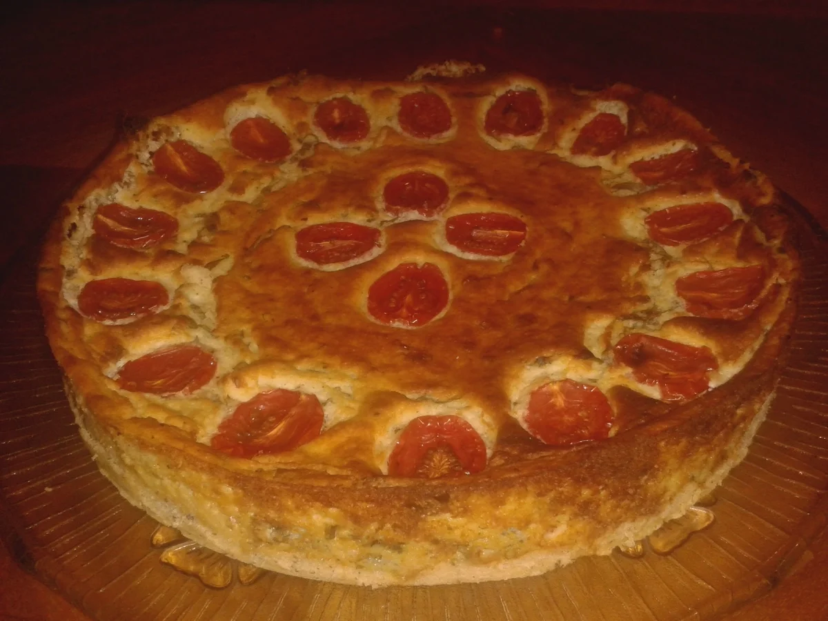 Bärlauch-Käsekuchen - Rezept